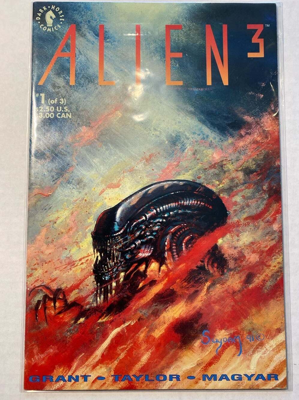 Alien 3 #1 of 3 Dark Horse Comics Movie Adaptation (1991)